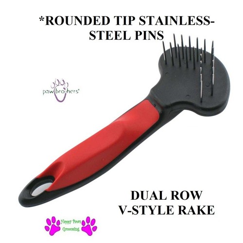 Pet grooming dog cat rake - cat, v-rake