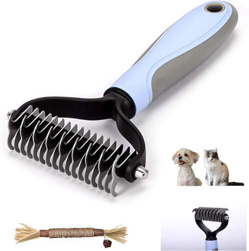 Double sided dematting - dematting, comb