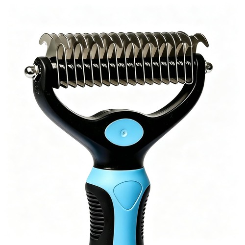 Double sided dematting brush - double-sided,