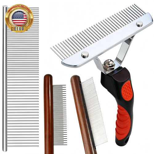 Rake brush for dogs - brush, 4-pack