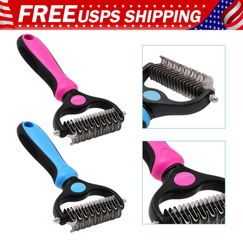 Sided pet grooming brush - pet,